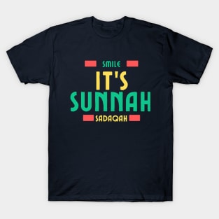 Smile it's Sunnah & Sadaqah T-Shirt